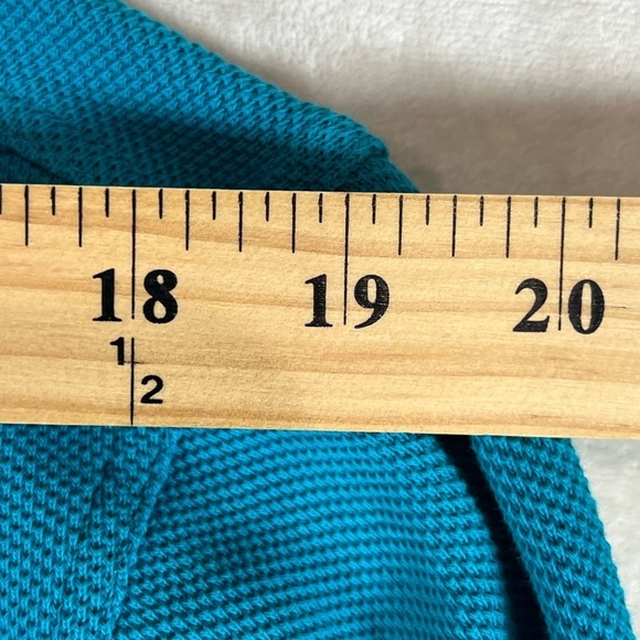 Southern Tide Size Large Heavy Knit Cotton Long Sleeve Polo Shirt Sweater C17 - Picture 8 of 9